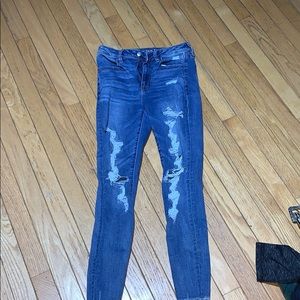 american eagle ripped jeans